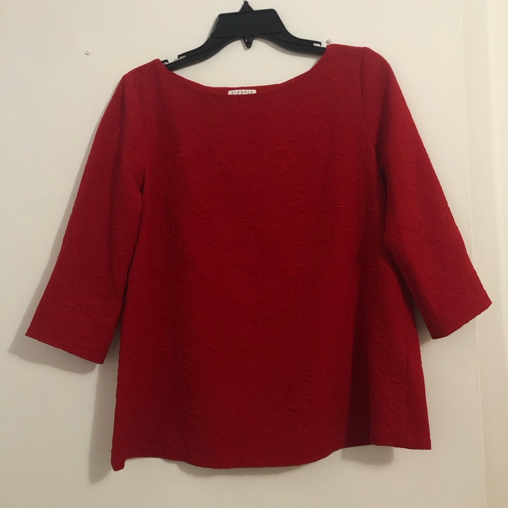 Elegant Red Women's Top